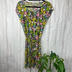 Anthropologie Boden Mod Floral abstract dress size 4